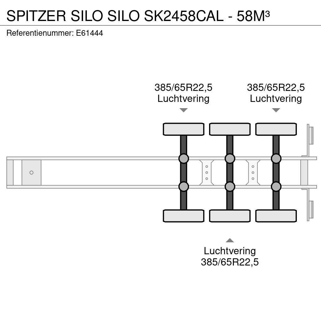 Spitzer Silo SILO SK2458CAL - 58M³ Tankauflieger