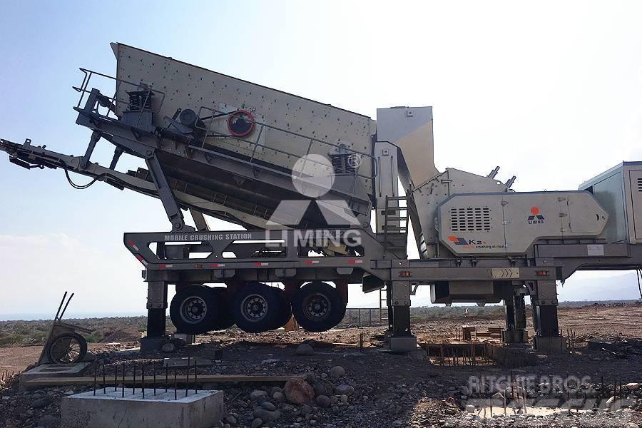 Liming KF1214 Mobile Impact Crusher With Screen Mobile Brecher