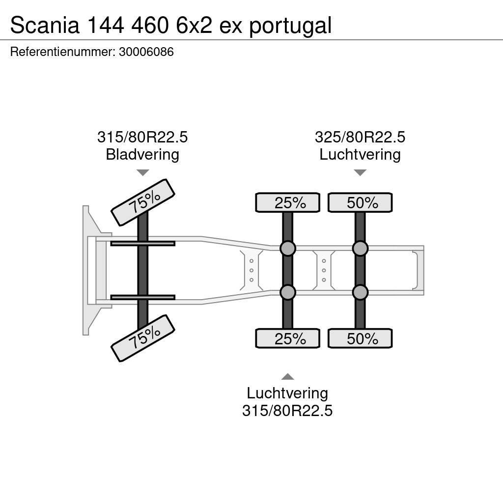 Scania 144 460 6x2 ex portugal Sattelzugmaschinen