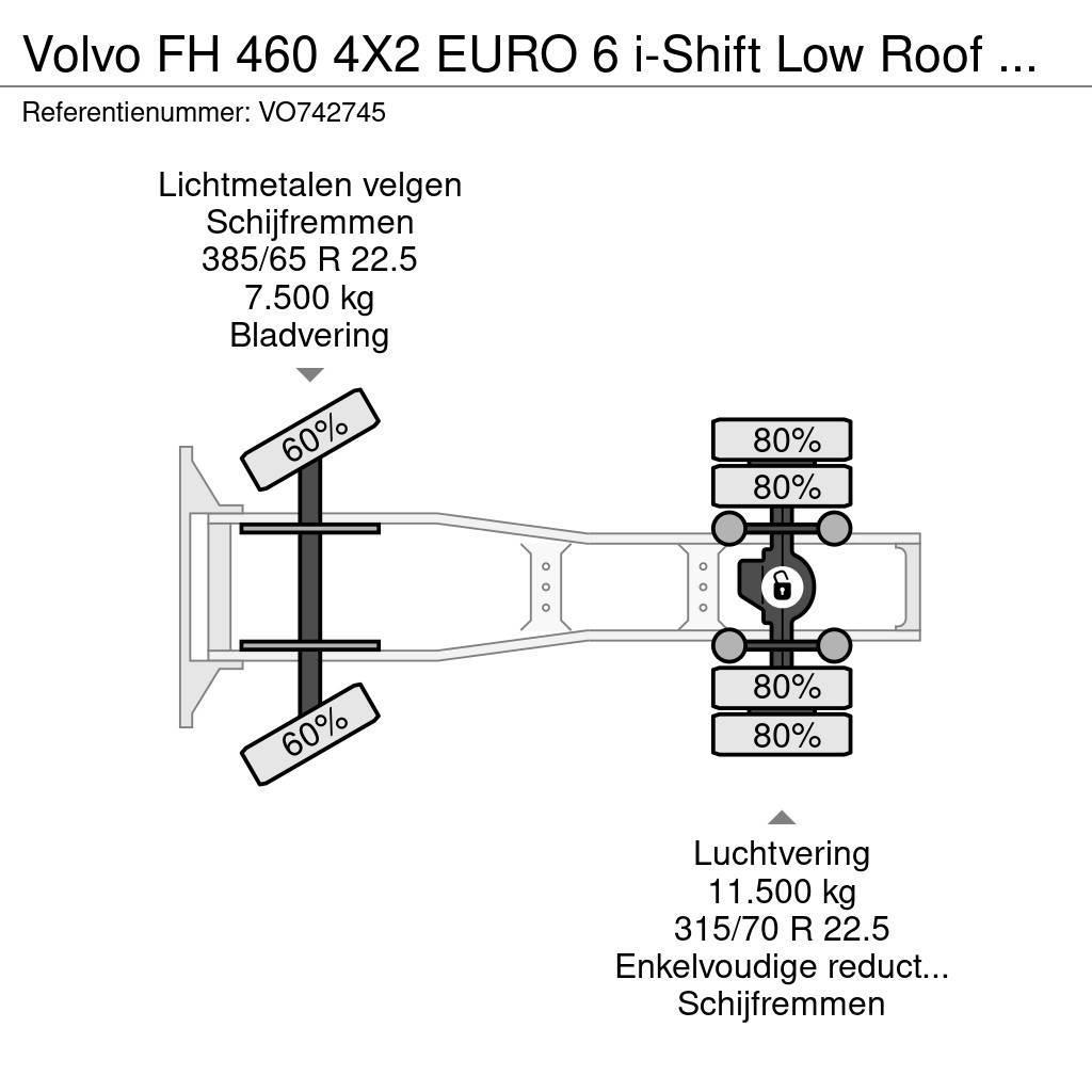 Volvo FH 460 4X2 EURO 6 i-Shift Low Roof APK Sattelzugmaschinen