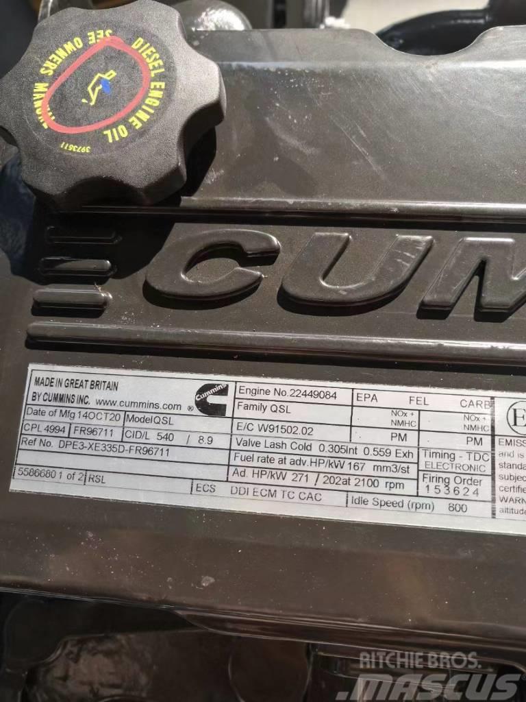 Cummins QSL 9  construction machinery motor Motoren