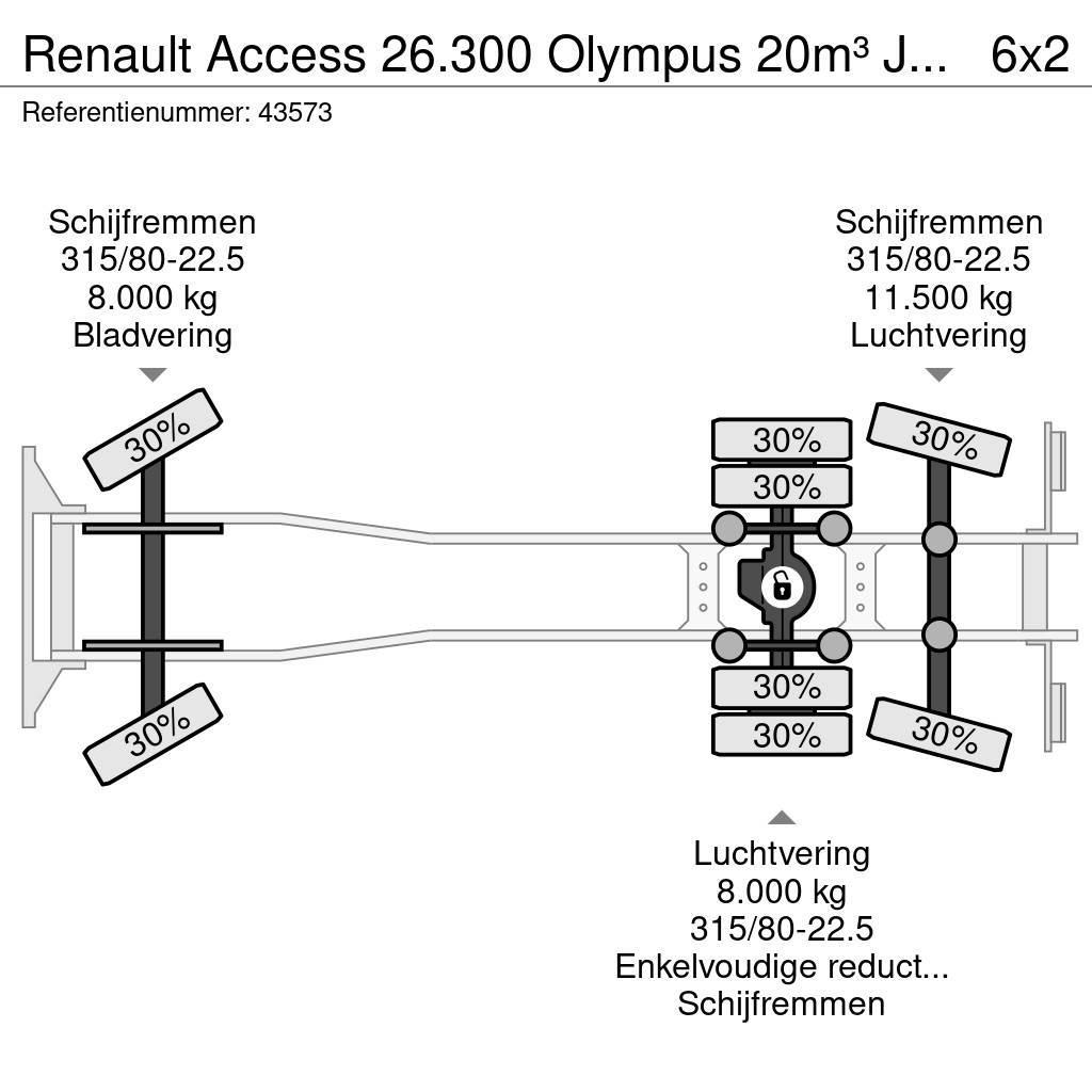Renault Access 26.300 Olympus 20m³ Just 187.041 km! Müllwagen