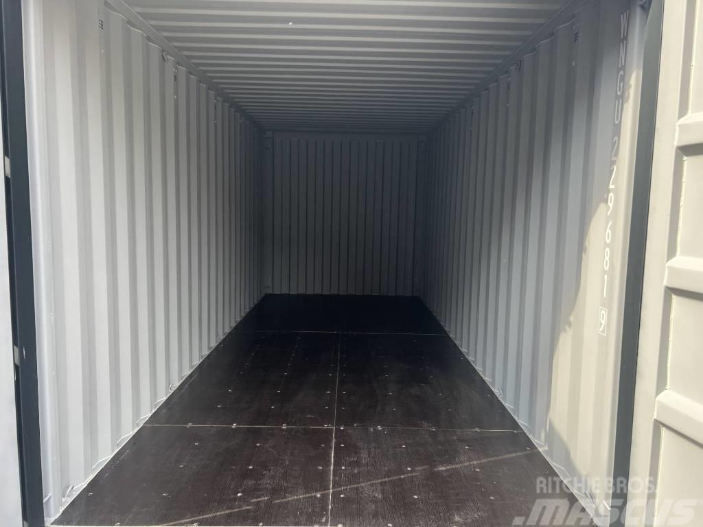  20' DV Lagercontainer ONE WAY Seecontainer/RAL7016 Lagerbehälter