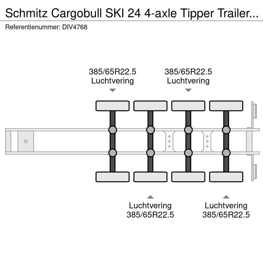 Schmitz Cargobull SKI 24 4-axle Tipper Trailer (4 units) Kippladerauflieger