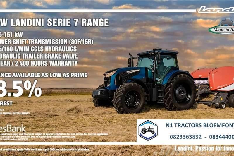 Landini PROMO - Landini Serie 7 Range (116 - 151kW) Traktoren