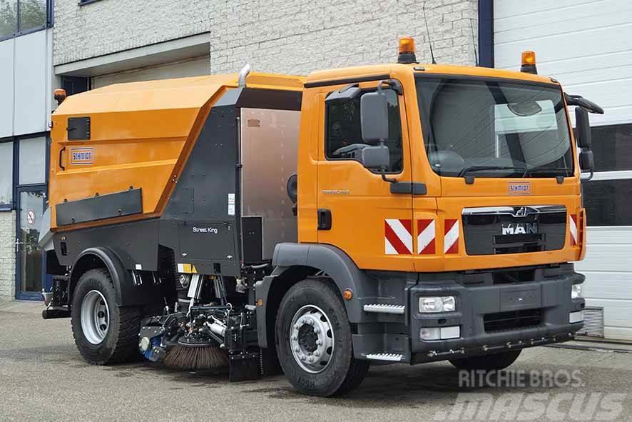 MAN TGM 18.240 BB Road Sweeper Truck (3 units) Kehrmaschine