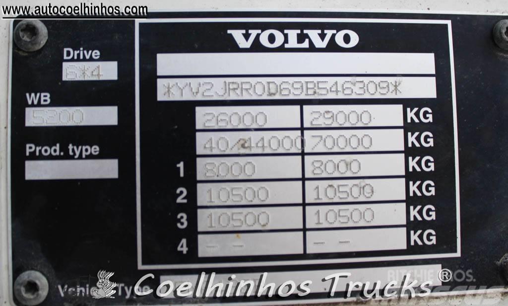 Volvo FM13 - 360 + Hiab 166XS-5 Pritschenwagen/Pritschenwagen mit Seitenklappe