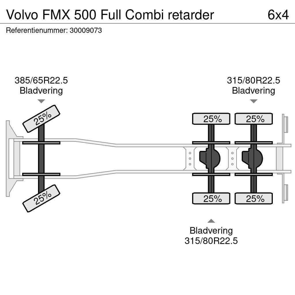 Volvo FMX 500 Full Combi retarder Andere Fahrzeuge