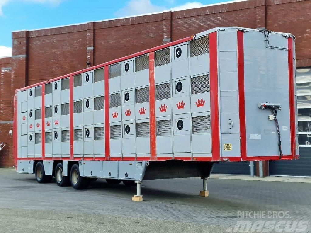  CUPPERS 3 deck livestock trailer - Water & Ventila Viehtransportauflieger