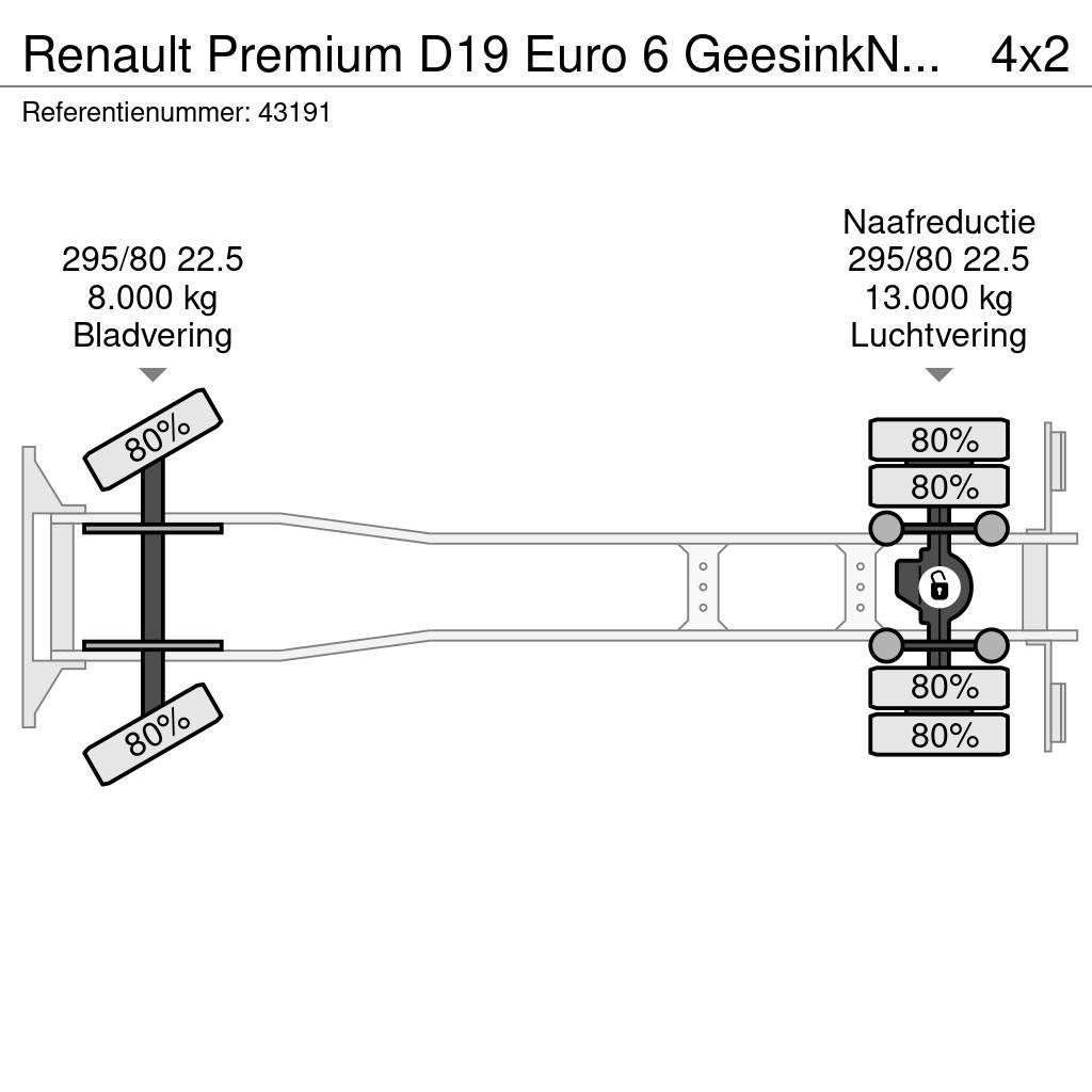 Renault Premium D19 Euro 6 GeesinkNorba MF 300, 16m³ Müllwagen