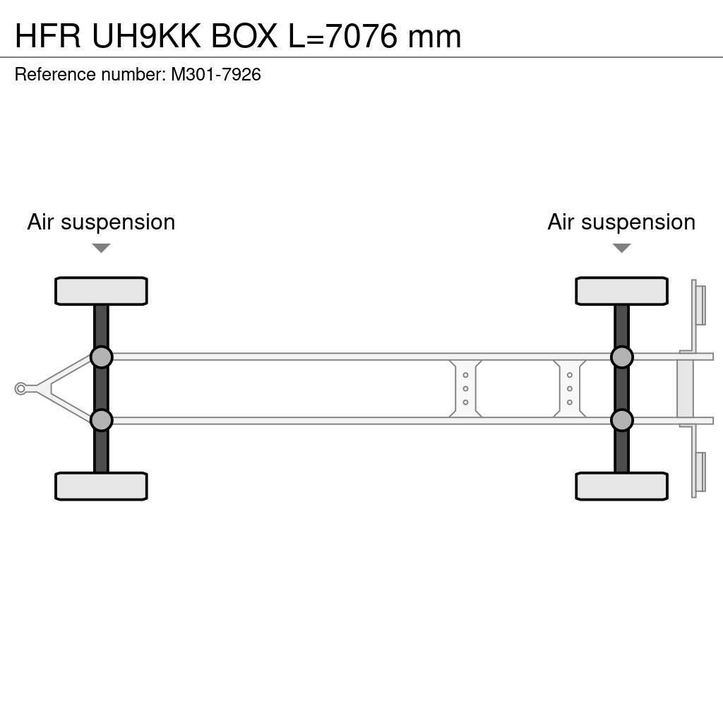 HFR UH9KK BOX L=7076 mm Anhänger-Kastenaufbau