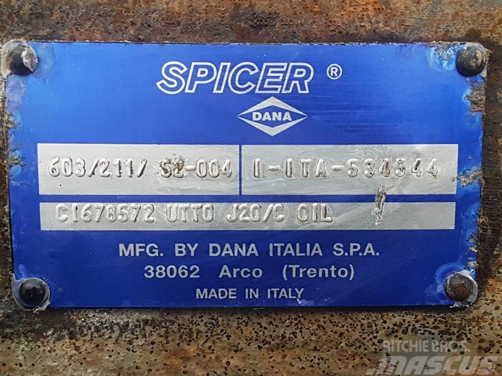 Manitou 180ATJ-Spicer Dana 603/211/52-004-Axle/Achse/As LKW-Achsen