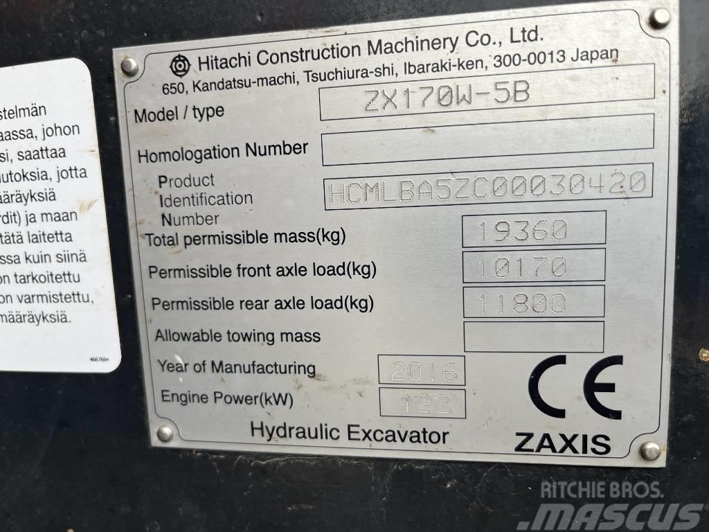 Hitachi ZX170W-5 2P Mobilbagger