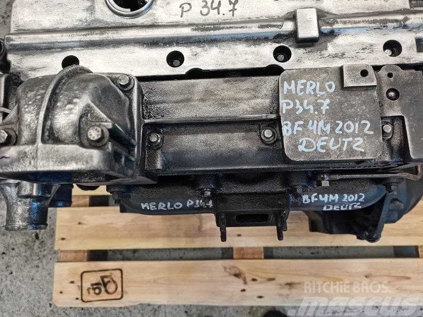 Merlo P 34.7 {Deutz BF4M 2012}  intake manifold Motoren