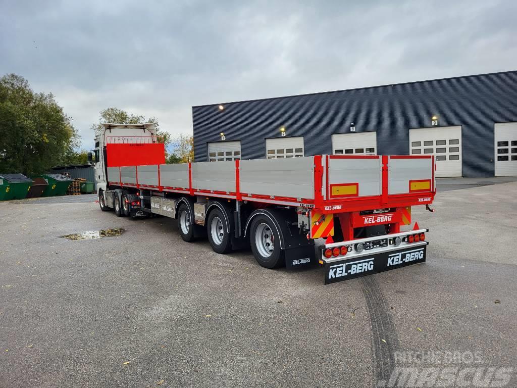 Kel-Berg D530V Åpen trailer Delbelastning 27 tonn Pritschenauflieger