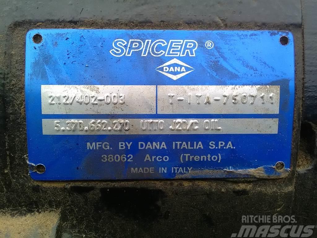 Spicer Dana 212/402-003 - Axle/Achse/As LKW-Achsen