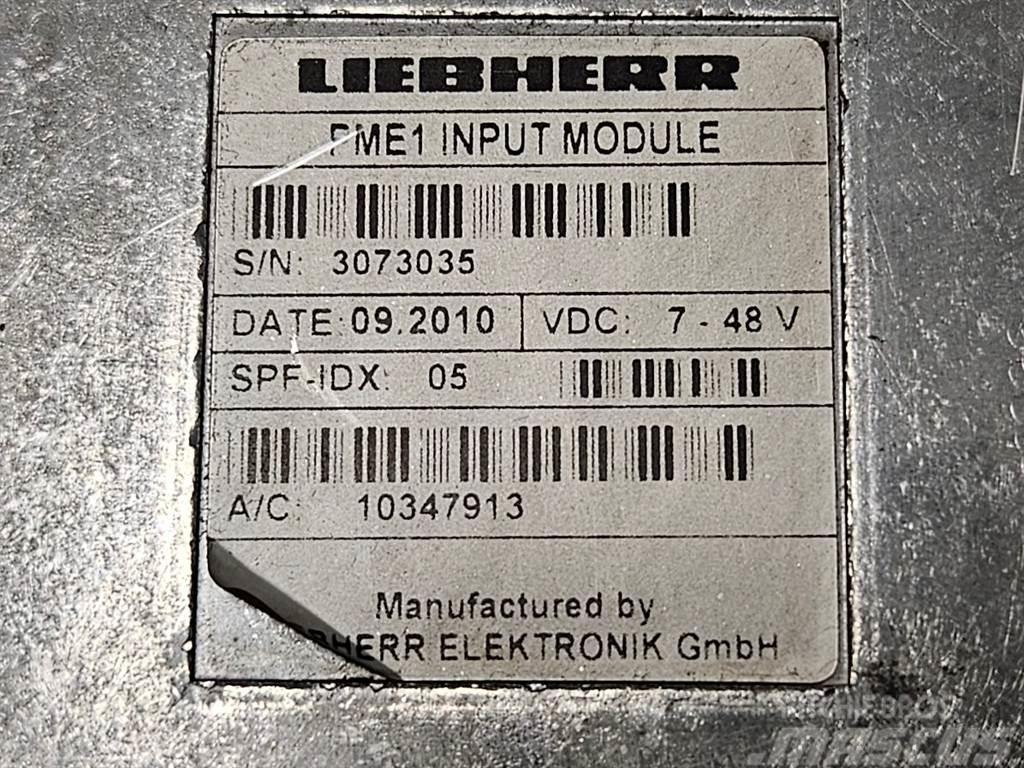 Liebherr LH80-10347913-PME1 INPUT-Control box/Steuermodul Elektronik