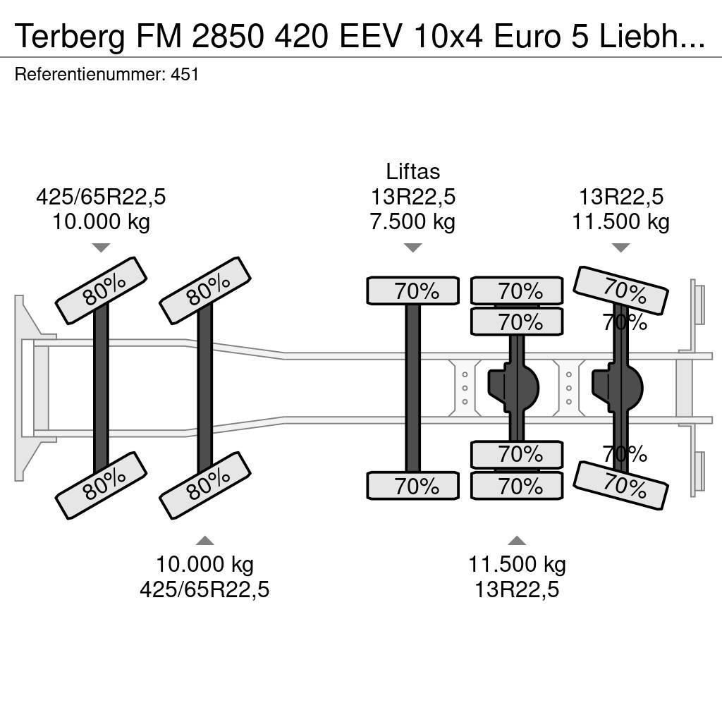 Terberg FM 2850 420 EEV 10x4 Euro 5 Liebherr 15 Kub Mixer Betonmischer