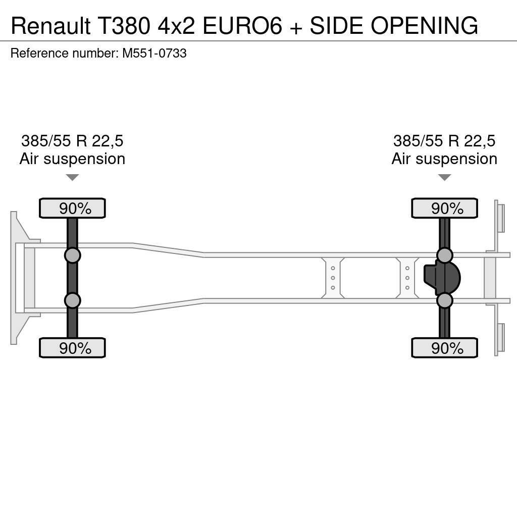Renault T380 4x2 EURO6 + SIDE OPENING Kofferaufbau