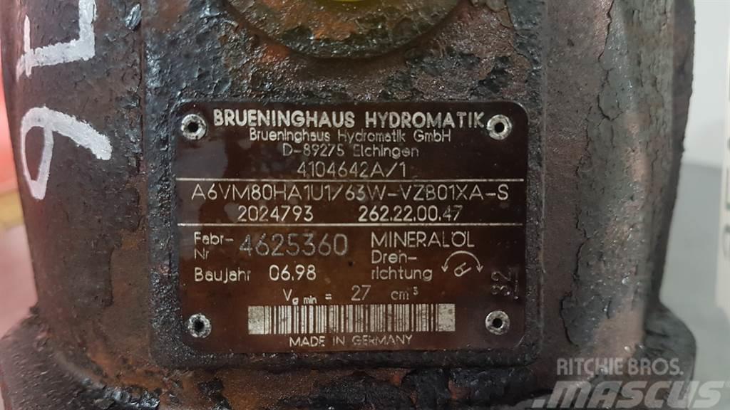 Brueninghaus Hydromatik A6VM80HA1U1/63W - Ahlmann AL95 - Drive motor Hydraulik