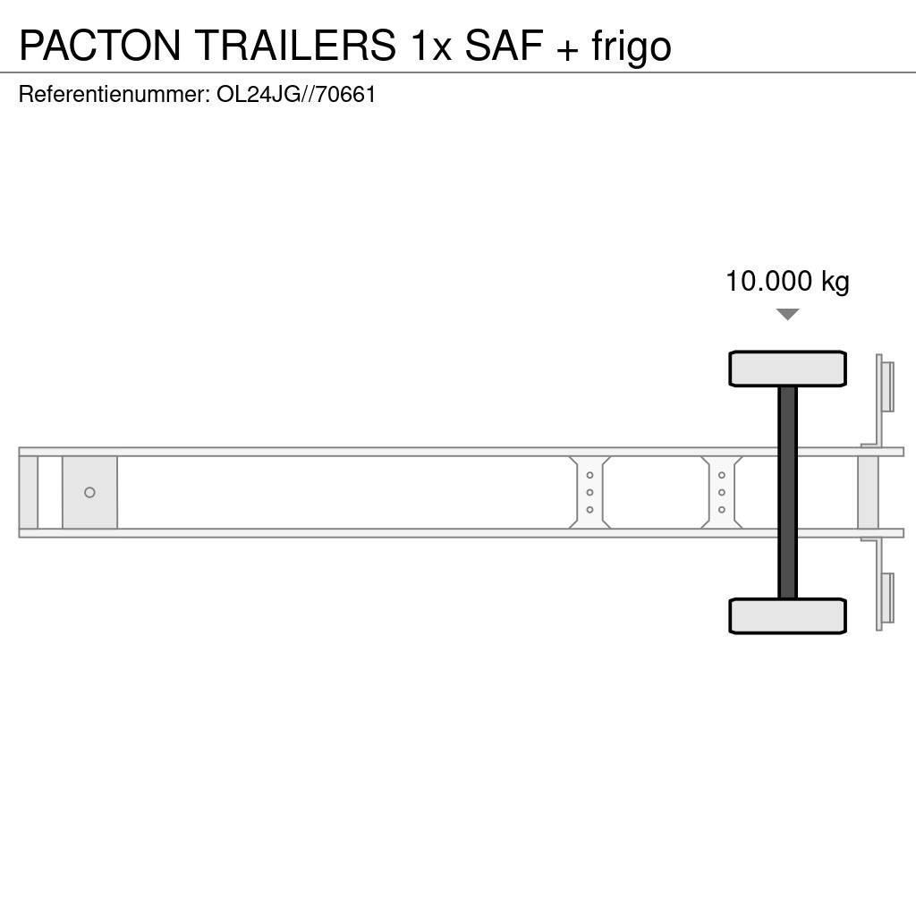Pacton TRAILERS 1x SAF + frigo Kühlauflieger