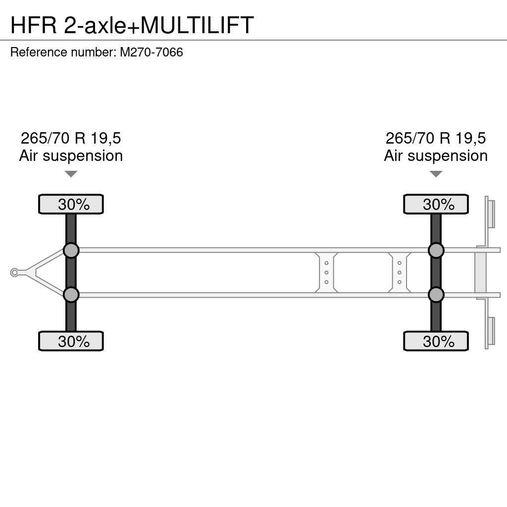 HFR 2-axle+MULTILIFT Andere Anhänger