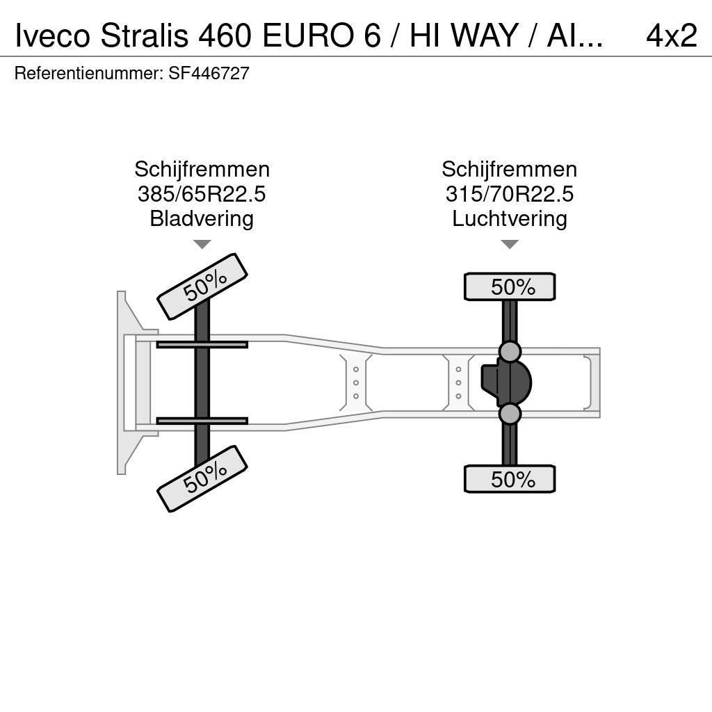 Iveco Stralis 460 EURO 6 / HI WAY / AIRCO Sattelzugmaschinen