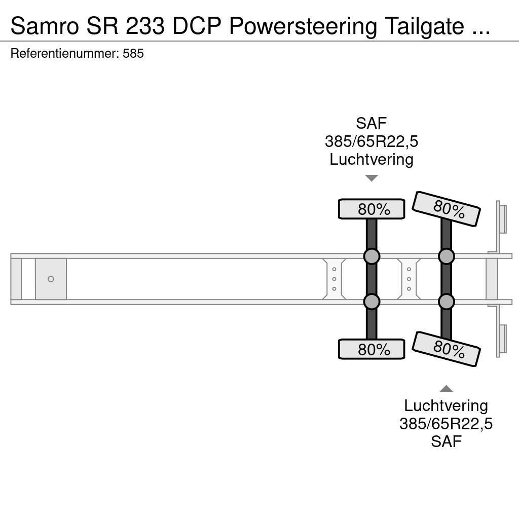 Samro SR 233 DCP Powersteering Tailgate NL Trailer! Kofferauflieger
