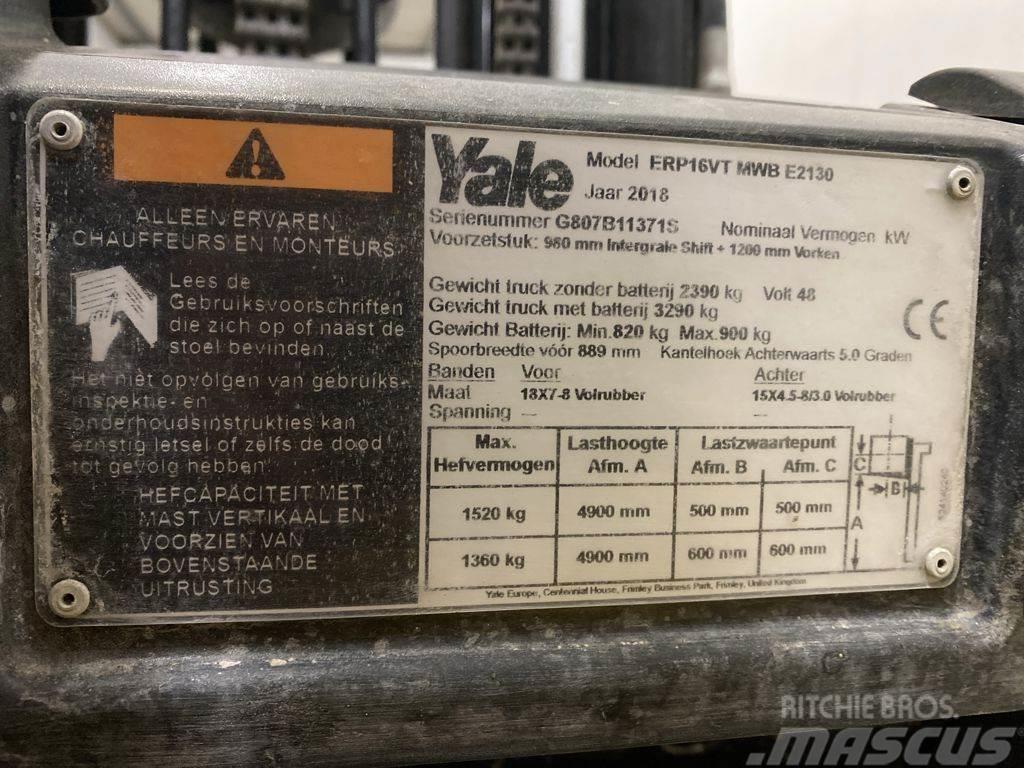 Yale ERP16VT Elektrostapler