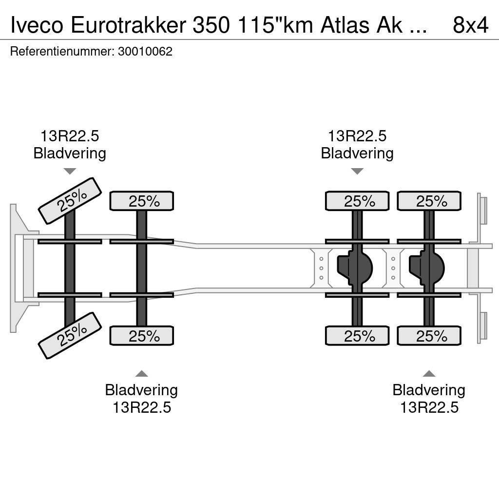 Iveco Eurotrakker 350 115"km Atlas Ak 2001v-A2 Kranwagen
