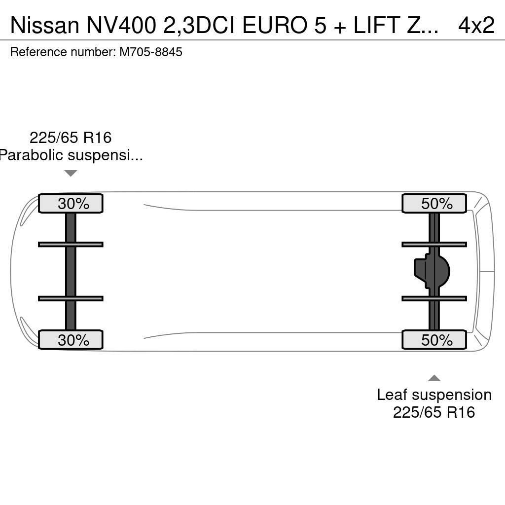 Nissan NV400 2,3DCI EURO 5 + LIFT ZEPRO 750 KG. Andere Transporter