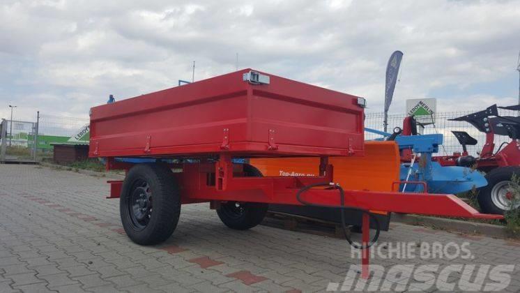 Top-Agro 3 sides tipping trailer, 1 axle, perfect price! Kippanhänger