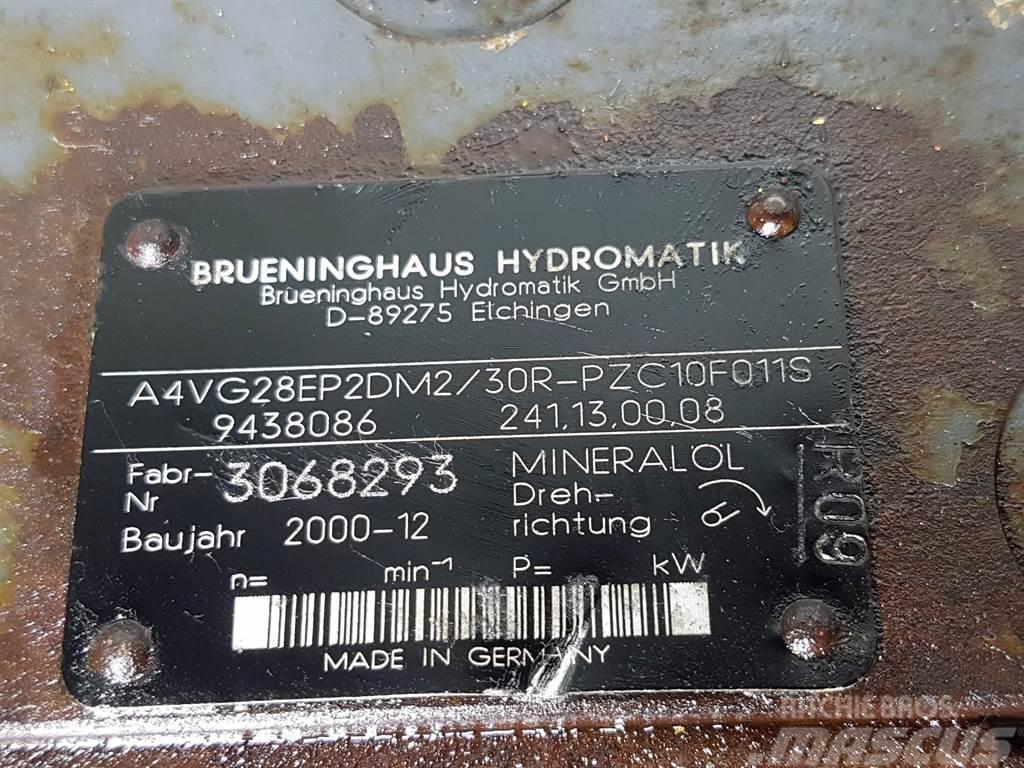 Brueninghaus Hydromatik A4VG28EP2DM2/30R-R909438086-Drive pump/Fahrpumpe Hydraulik