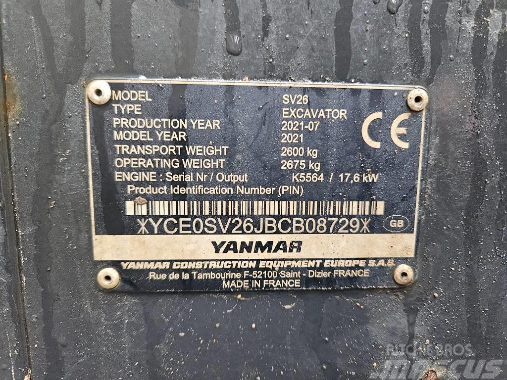 Yanmar SV 26 Minibagger < 7t