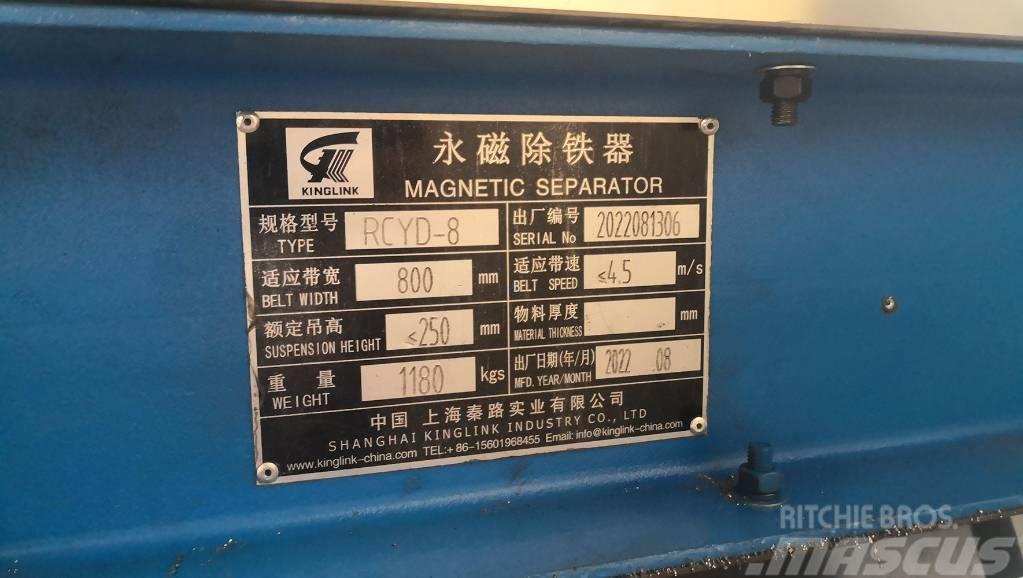 Kinglink RCYD-8 Permanent Magnetic Iron Separator Abfallverarbeitungsanlagen