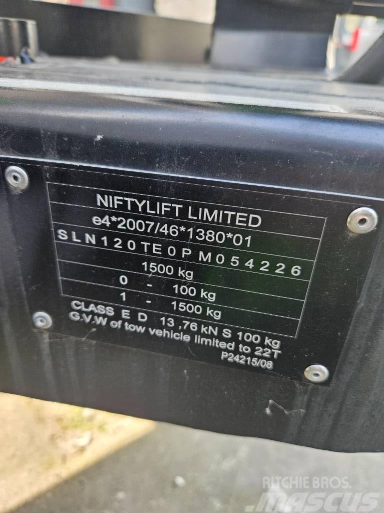 Niftylift 120 T Anhänger-Arbeitsbühnen