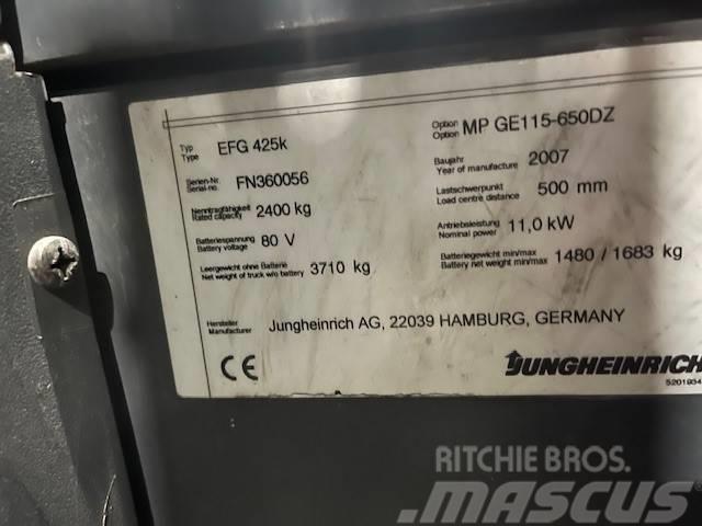 Jungheinrich EFG 425 K Elektrostapler