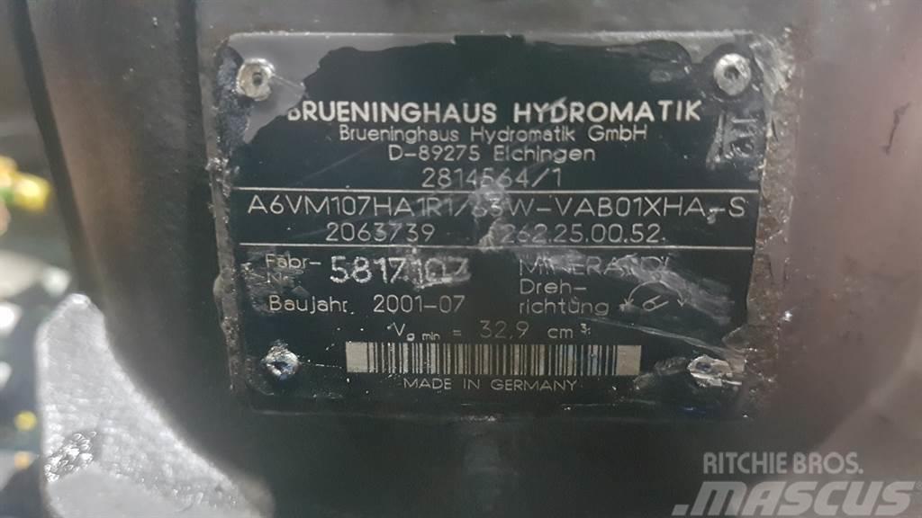 Brueninghaus Hydromatik A6VM107HA1R1/63W -Volvo L30B-Drive motor/Fahrmotor Hydraulik
