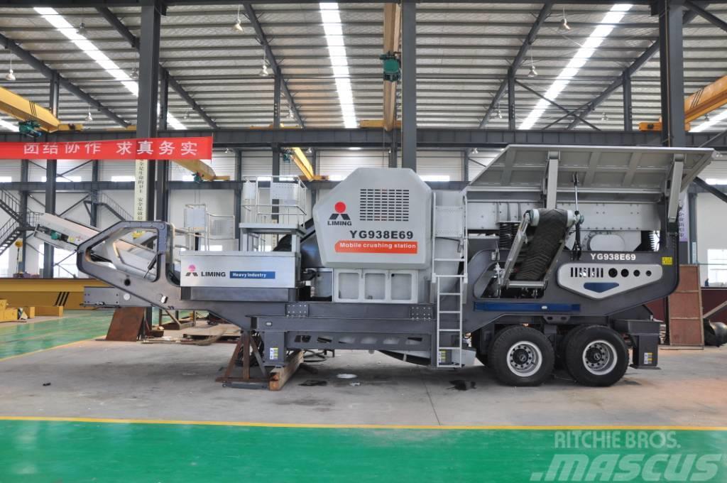 Liming PE600*900 Jaw Crusher Mobile Stone Crusher Line Mobile Brecher