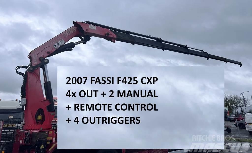Fassi F425CXP F425CXP + REMOTE + 4 OUTRIGGERS - 4x OUT + Ladekrane