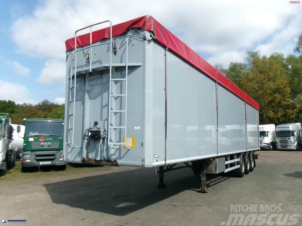 Kraker Walking floor trailer alu 90 m3 CF-200 Pritschenauflieger