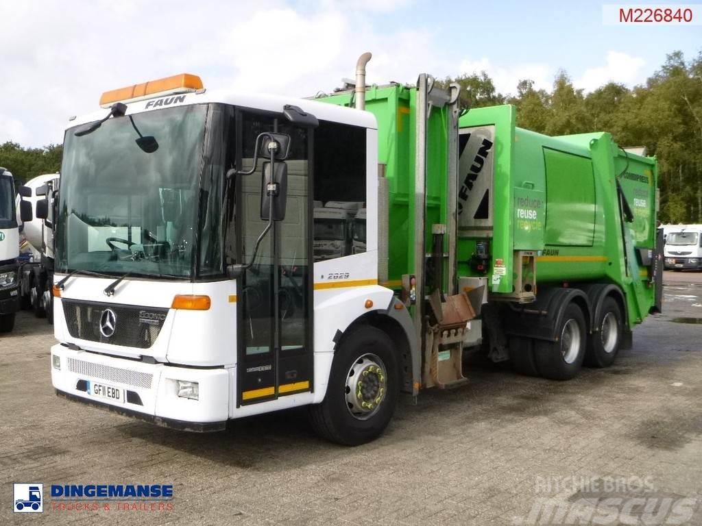 Mercedes-Benz Econic 2629LL 6x4 RHD Faun refuse truck Müllwagen