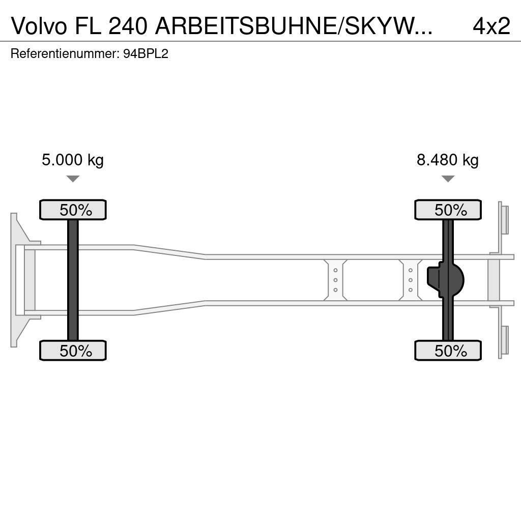 Volvo FL 240 ARBEITSBUHNE/SKYWORKER/17.5m LKW-Arbeitsbühnen