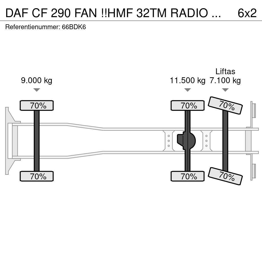 DAF CF 290 FAN !!HMF 32TM RADIO REMOTE!! FRONT STAMP!! All-Terrain-Krane