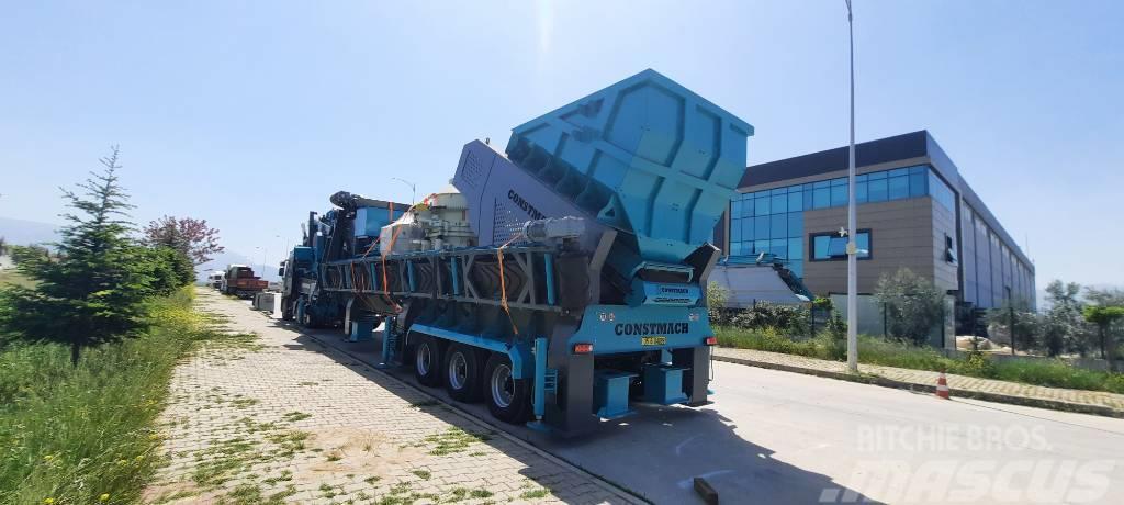 Constmach 250 TPH Mobile Jaw Crushing Plant - Stone Crusher Mobile Brecher