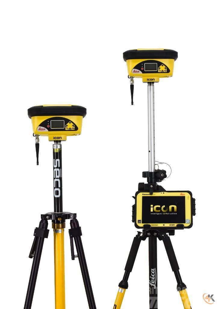 Leica iCON Dual iCG60 900MHz Base/Rover GPS w/ CC80 iCON Andere Zubehörteile
