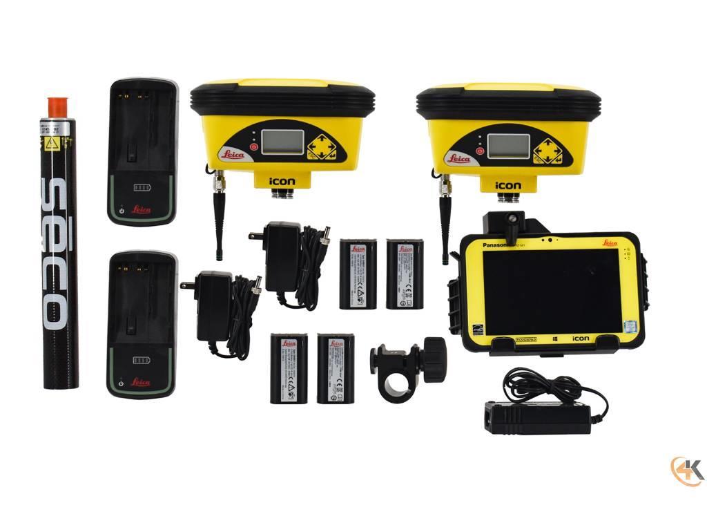 Leica iCON Dual iCG60 900MHz Base/Rover GPS w/ CC80 iCON Andere Zubehörteile