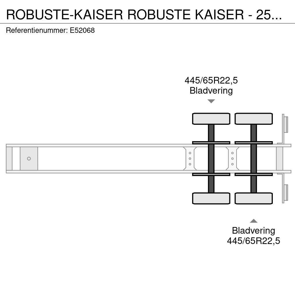  Robuste-Kaiser ROBUSTE KAISER - 25 M3 - 2X STEEL/L Kippladerauflieger