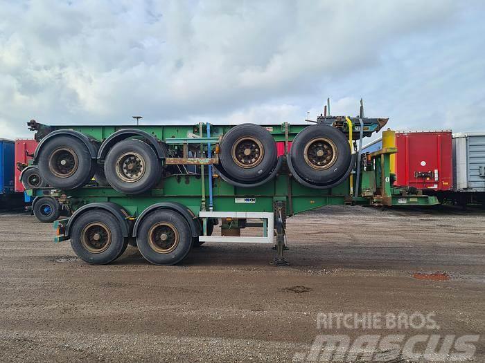 Renders 2 AXLE 20 FT CONTAINER CHASSIS STEEL SUSP DRUM BRA Containerauflieger