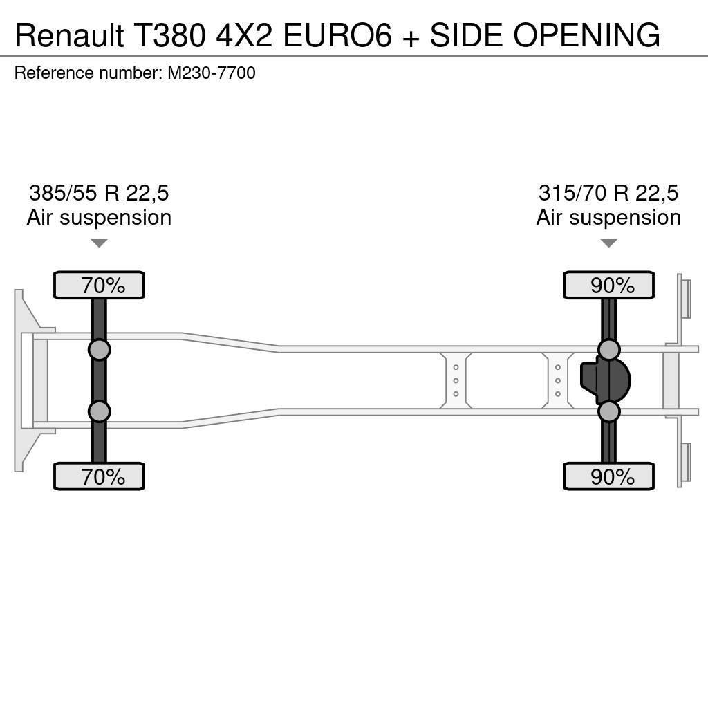 Renault T380 4X2 EURO6 + SIDE OPENING Kofferaufbau